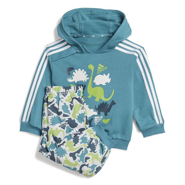 Dino Camo Allover Print French Terry Jogger Set - IM1662