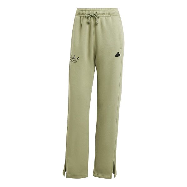 SIGNATURE GRAPHIC EMBROIDERY FLEECE STRAIGHT LEG PANT - IY1465