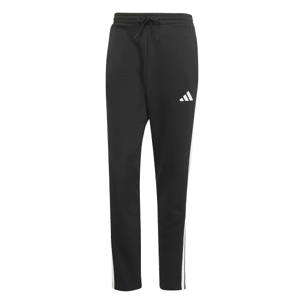 ESSENTIALS THREE STRIPES FLEECE PANTS OPEN HEM - JD1854