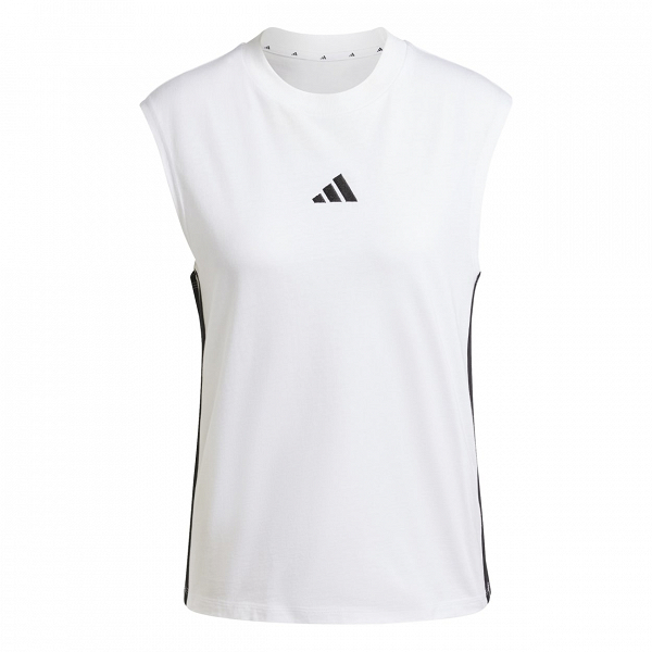 ESSENTIALS 3-STRIPES COTTON LIFESTYLE TANK - JD4985