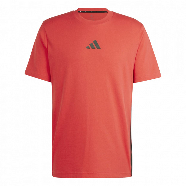 ESSENTIALS THREE STRIPES SINGLE JERSEY TEE - JE6386