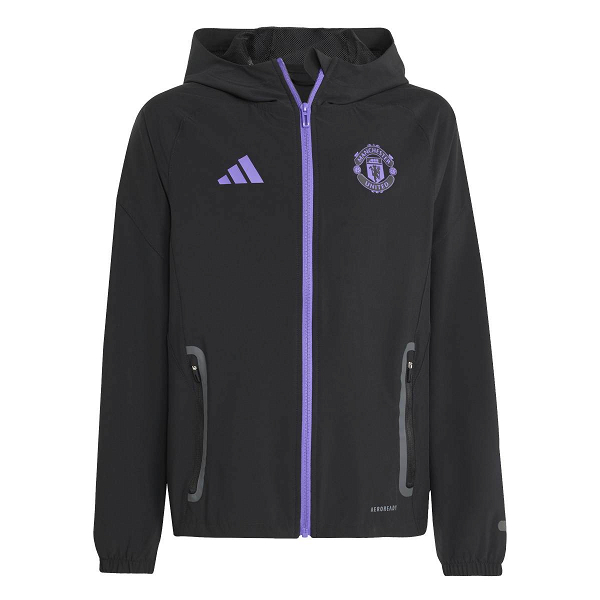 Manchester United Tiro25 Competition Vis Tech Travel Jacket Kids - JV5353