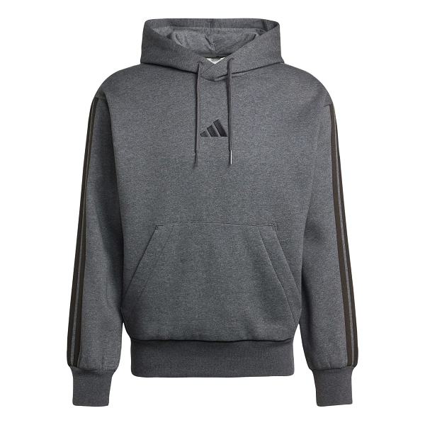 ESSENTIALS THREE STRIPES FLEECE HOODIE - JW4308