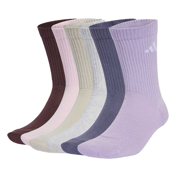 CUSHIONED CREW SOCKS 6 PAIR PACK - JW6009