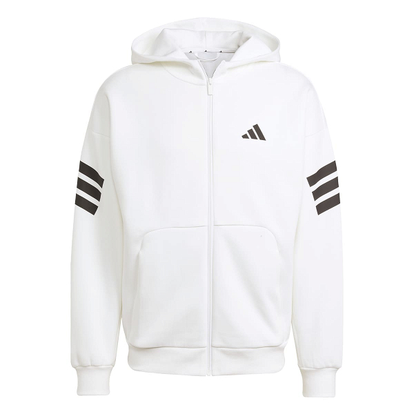 FUTURE ICONS THREE STRIPES FULL-ZIP HOODIE - JW7106