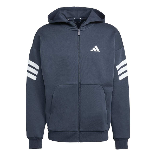 FUTURE ICONS THREE STRIPES FULL-ZIP HOODIE - JW7107