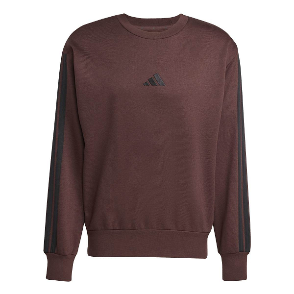 ESSENTIALS THREE STRIPES FLEECE SWEATSHIRT - JX0742