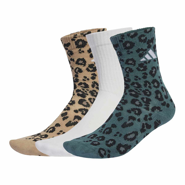 LEOPARD PRINT SOCK 3 PAIR PACK - JX5557