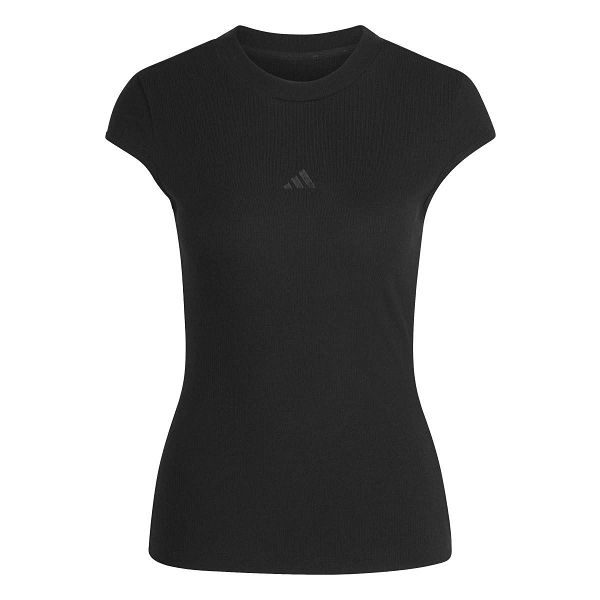 Seasonal Essentials Rib Cap-Sleeve Tee - JZ0278
