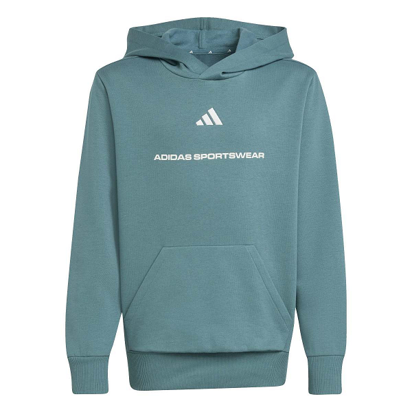 ADIDAS BOYS SLOGAN FLEECE HOODIE - KC2804