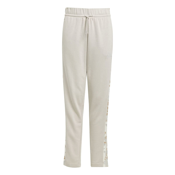 ADIDAS GIRLS 3-STRIPES ANIMAL FRENCH TERRY PANTS - KC5416