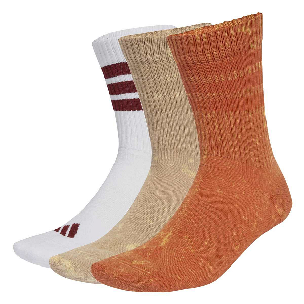 3 STRIPES  CUSHIONED CREW STONE WASH 3 PAIR PACK - KC5725