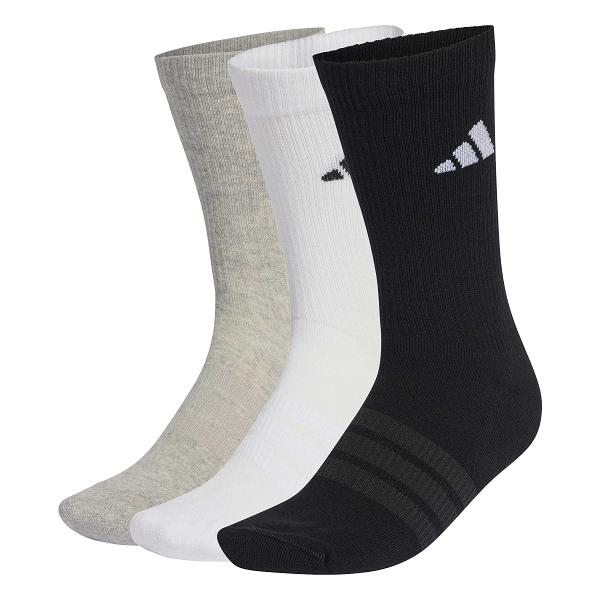 CUSHIONED SPORTSWEAR CREW SOCKS 3 PAIR PACK - KC9624