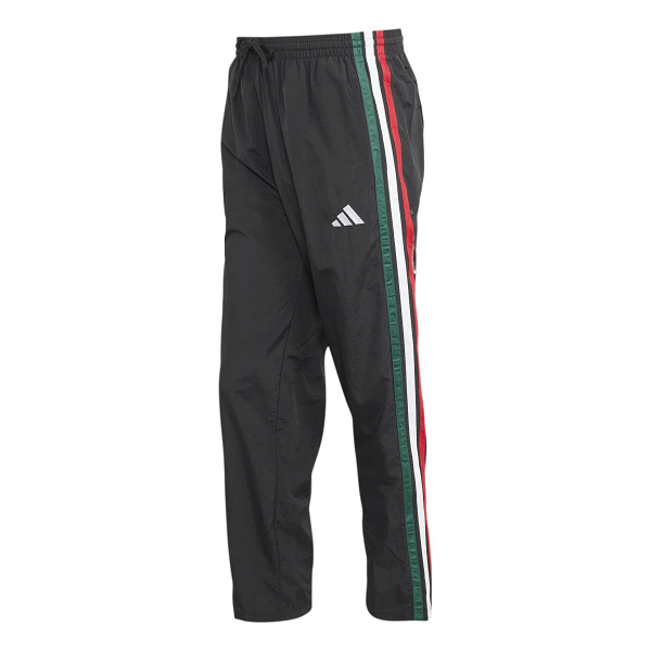 ESSENTIALS 3 STRIIPES WOVEN OPEN HEM TRACKPANTS - KE5577