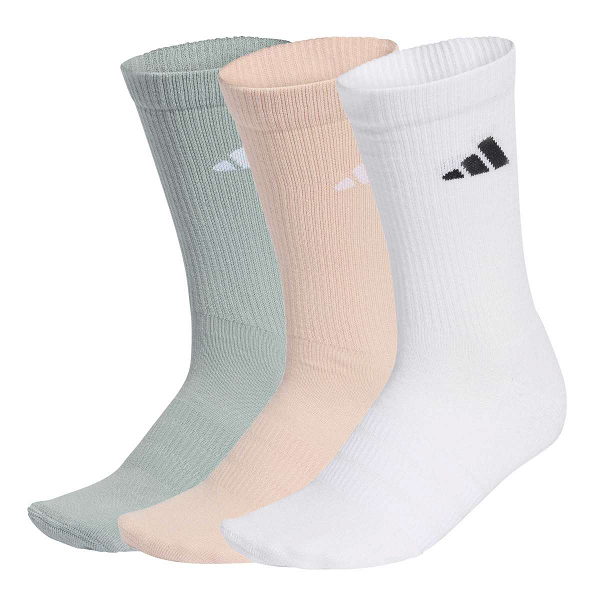 CUSHIONED SPORTSWEAR CREW SOCKS 3 PAIR PACK - KF4553