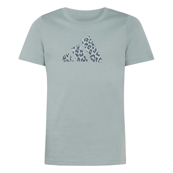 JUNIOR GIRLS ANIMAL PRINT GRAPHIC TEE - KG0104