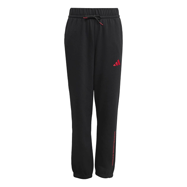 ADIDAS BOYS SLOGAN FLEECE PANTS - KG7389