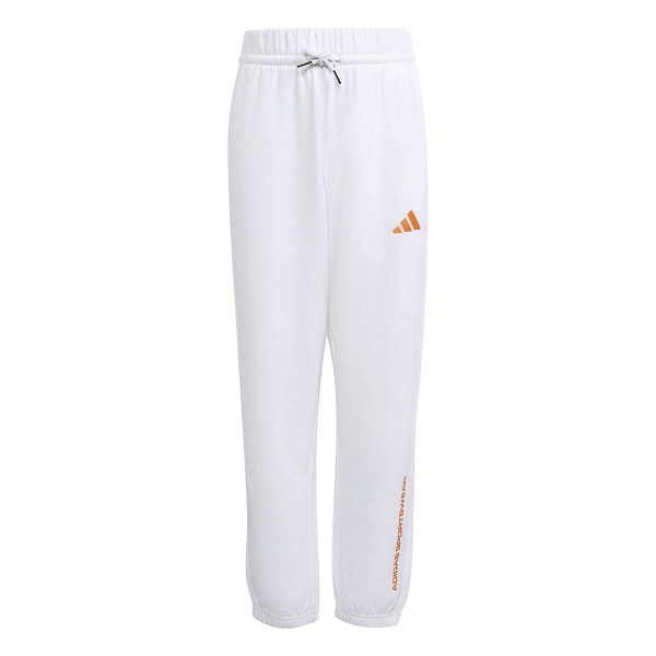 ADIDAS BOYS SLOGAN FLEECE PANTS - KG7390