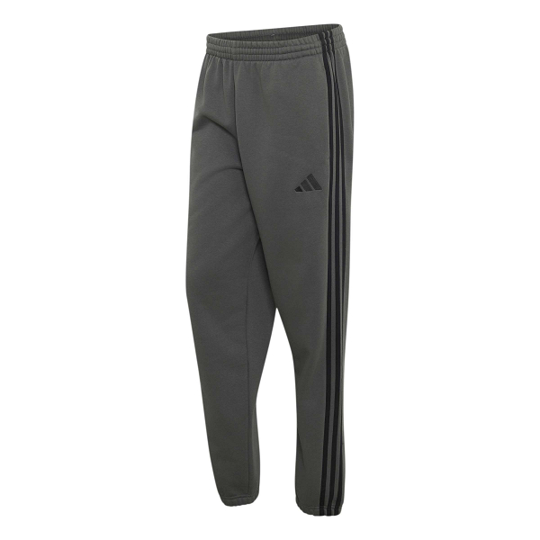 Essentials 3-Stripes Fleece Tapered Cuffed Pants - KY4128