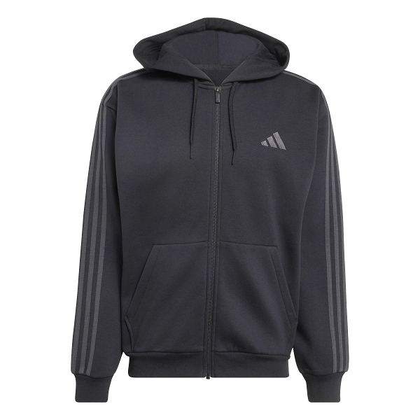 Essentials 3-Stripes Fleece Full-Zip Hoodie - KY4140