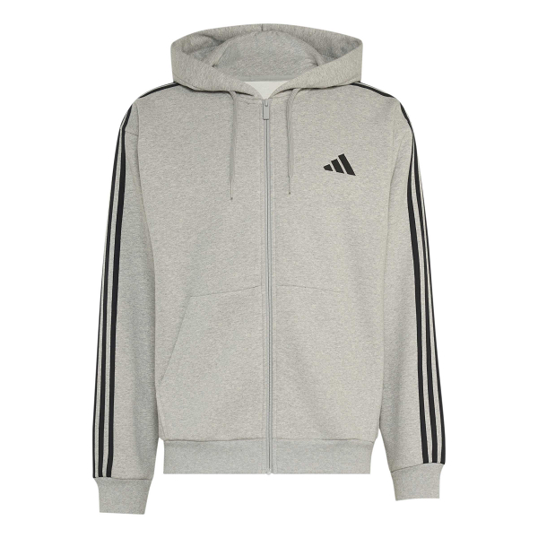 Essentials 3-Stripes Fleece Full-Zip Hoodie - KY4141