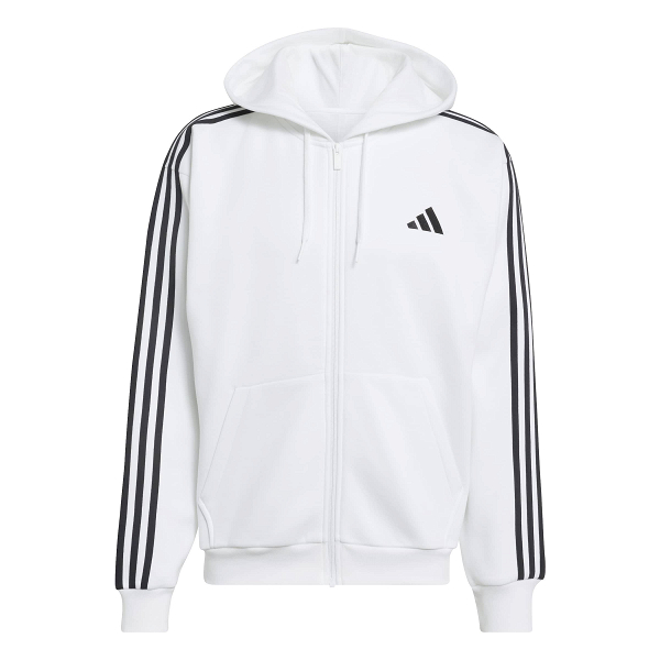 Essentials 3-Stripes Fleece Full-Zip Hoodie - KY4146