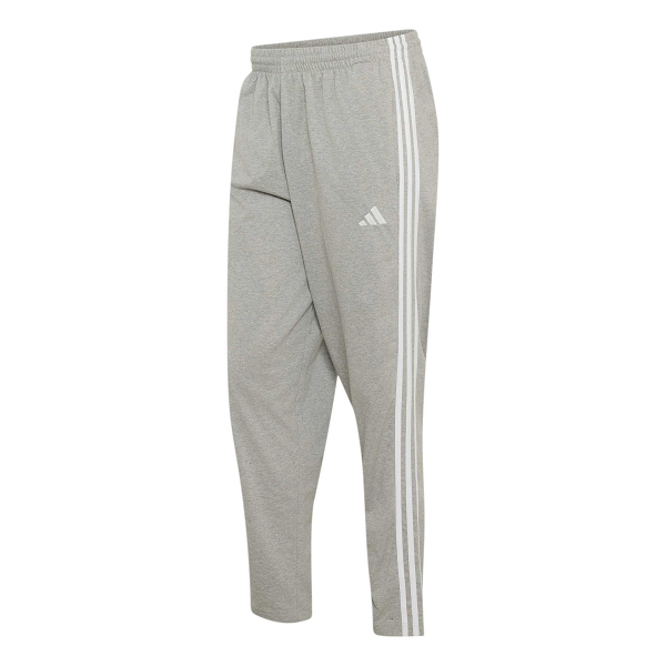 Essentials 3-Stripes Single Jersey Tapered Open Hem Pants - KY4215
