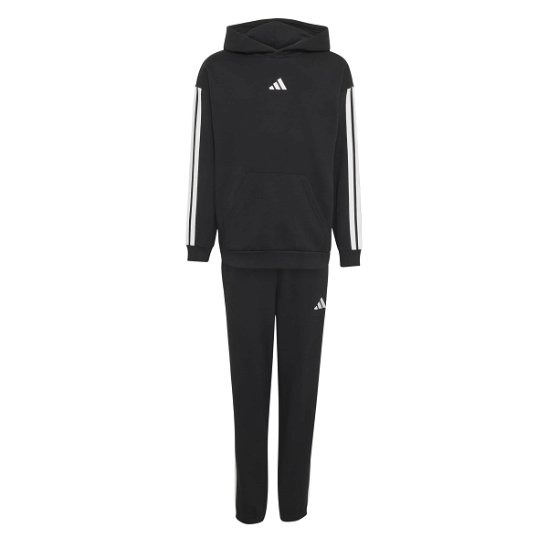 ADIDAS BOYS 3 STRIPES ESSENTIALS FLEECE TRACKSUIT - KY5496
