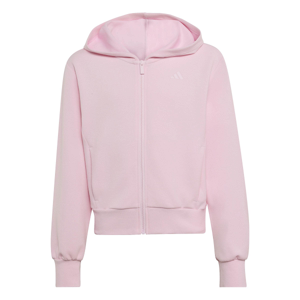 ADIDAS GIRLS FULL ZIP HOODIE - KY6015