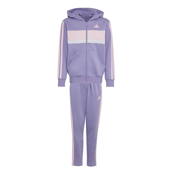 SEASONAL ESSENTIALS TIBERIO 3 STRIPES  FLEECE TRACKSUIT - KZ0127