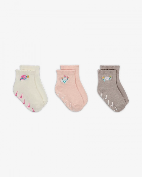 NHG 3PK GIRLS FLOWRAL SOCK - NN1175