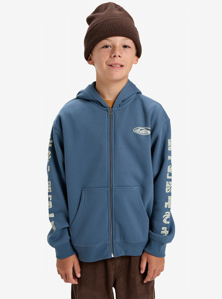 SALT WATER GRAPHIC ZIP YOUTH - EQBFT03962