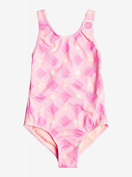 FLOWER PLAID ONE PIECE ΜΑΓΙΟ ΠΑΙΔΙΚΟ GIRL - ERLX103094