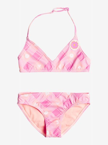 FLOWER PLAID TRI SET ΜΑΓΙΟ ΠΑΙΔΙΚΟ GIRL - ERLX203176