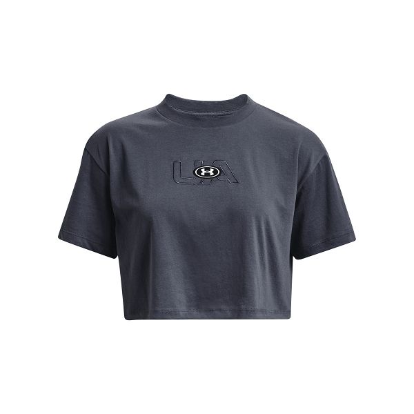 UA BRANDED LOGO CROP SS - 1376751